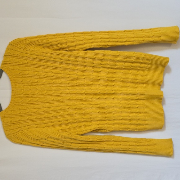 St. John's Bay Yellow Pullover Sweater. Size Large - Picture 4 of 8